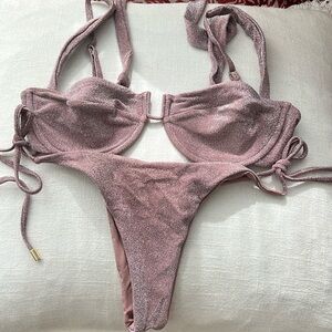 MONDAY SWIM Mauve shimmer